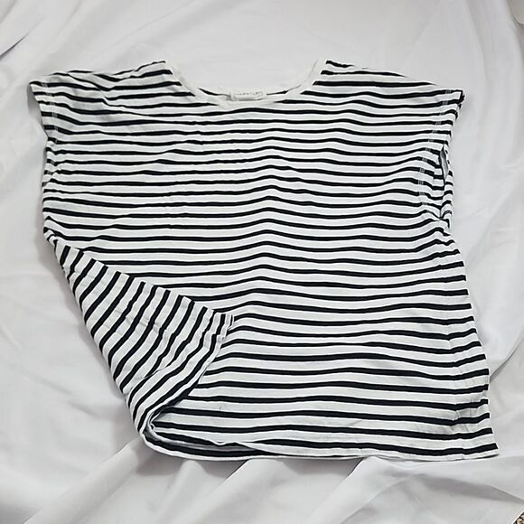 For the Republic Sleeveless Size M Striped Tee Euro Summer - Picture 5 of 5